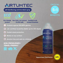 Load image into Gallery viewer, AirTumTec 120 days Self-Disinfecting Antimicrobial Spray 50ml - Pocket Friendly!
