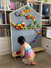 Load image into Gallery viewer, Double Sided WhiteBoard with Lego Base
