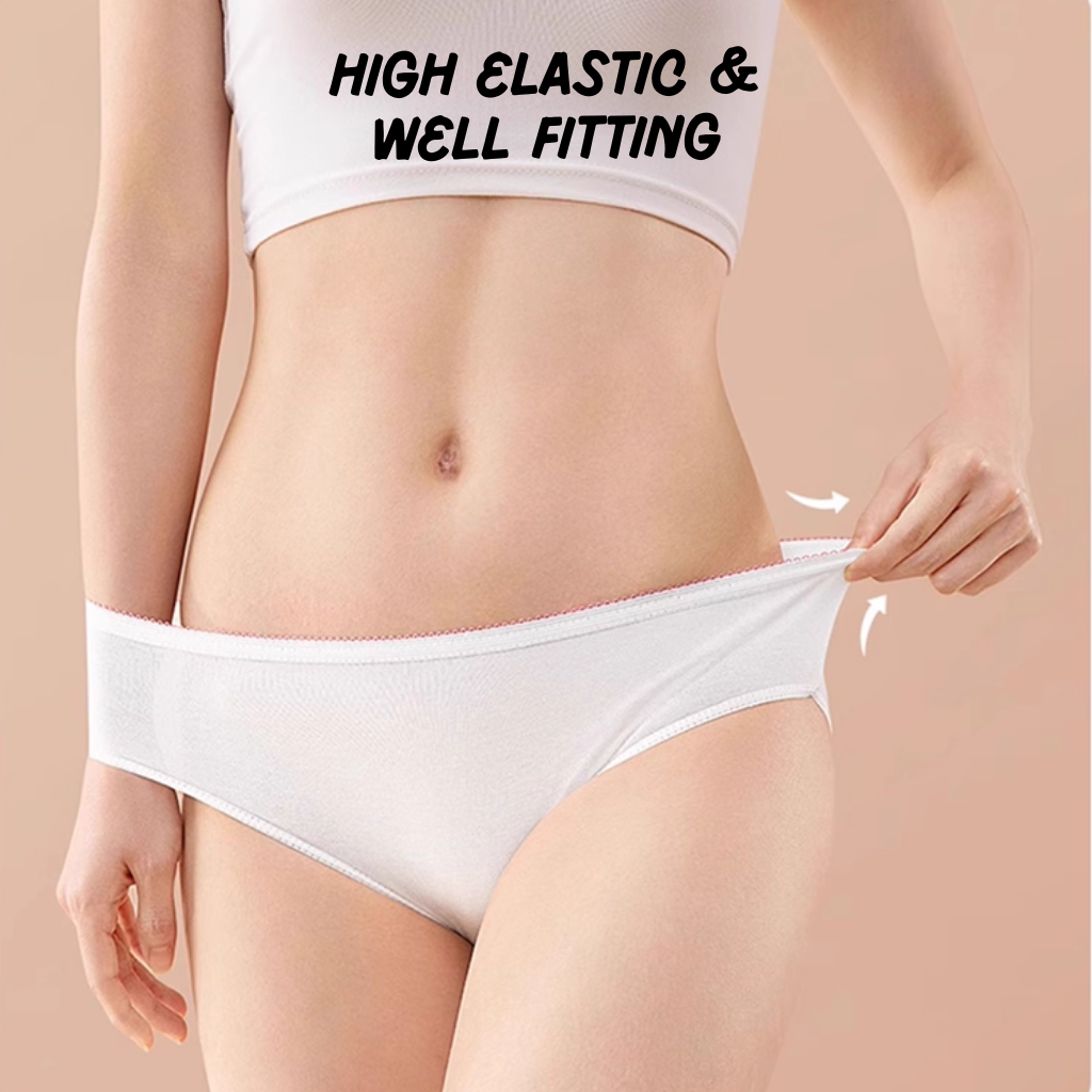 TEN-M Journey 100% Cotton Disposable Panties (4pcs)