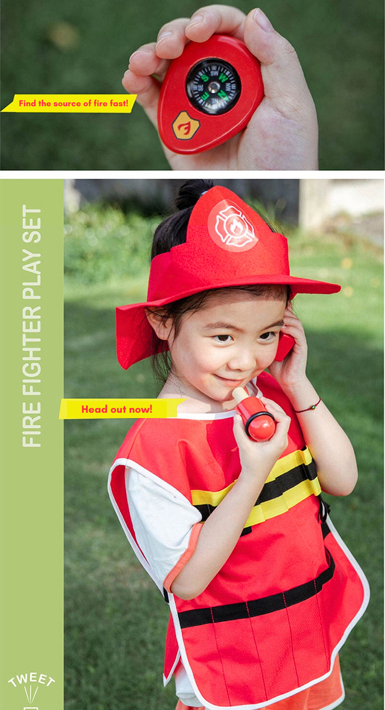 🚒 Fireman Suit Playset 🚒
