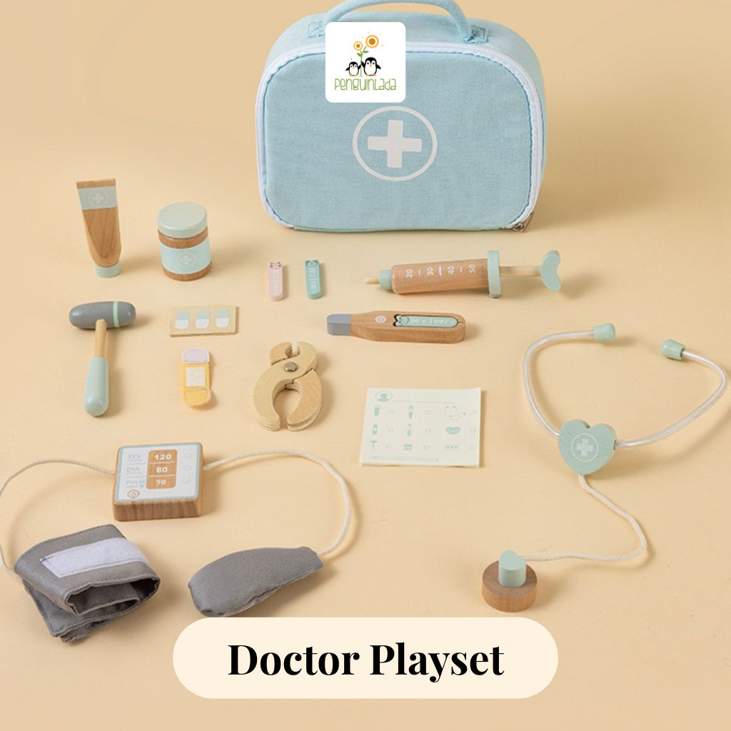 🩺Wooden Doctor’s Kit Playset