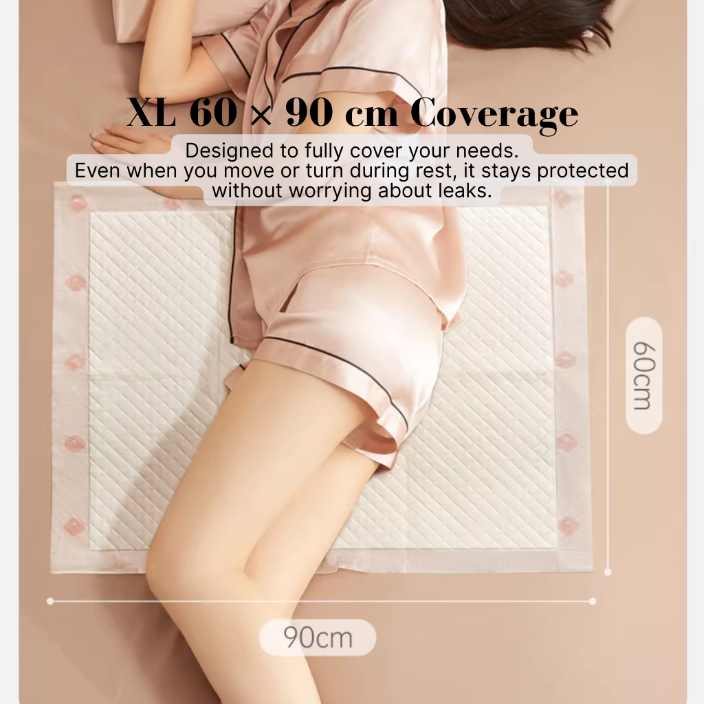 Ten-M Journey Disposable Bed Pad - for postpartum recovery - 60x90cm (12pcs/pack)