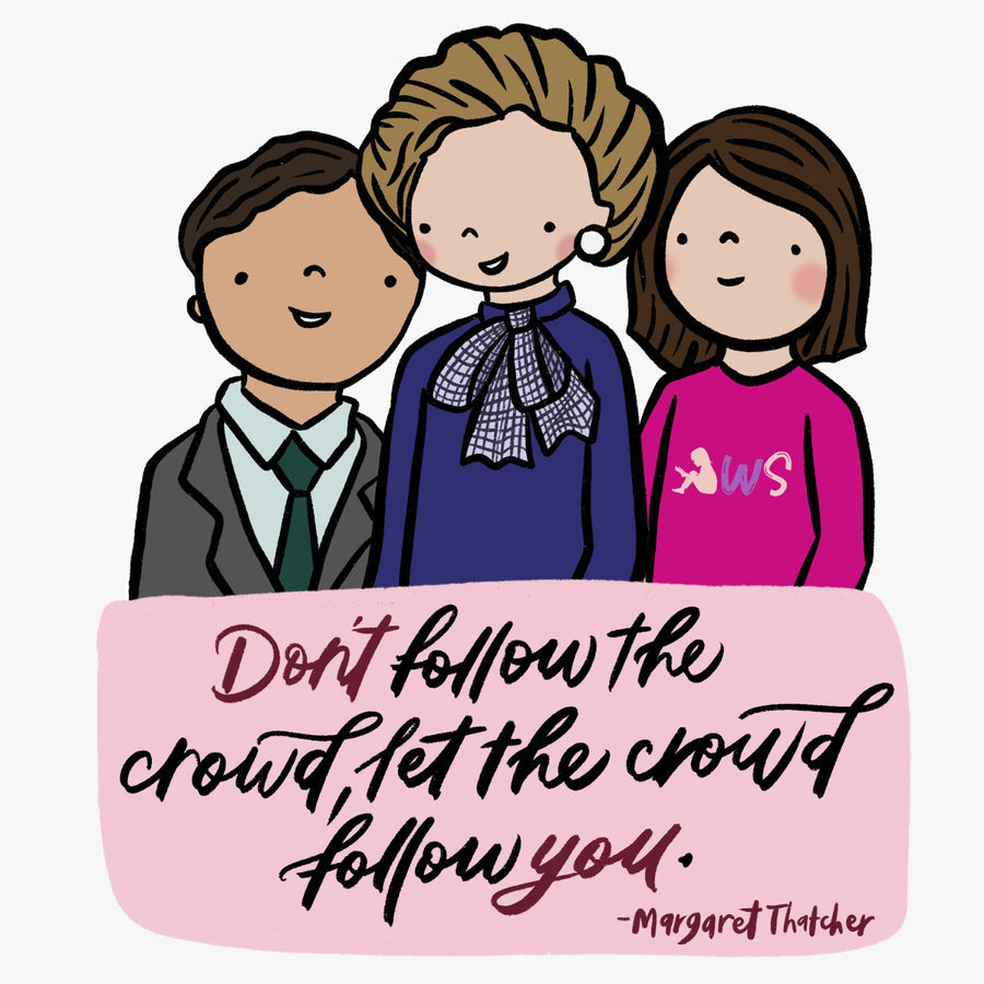 AWS - Stickers | Don't Follow the Crowd