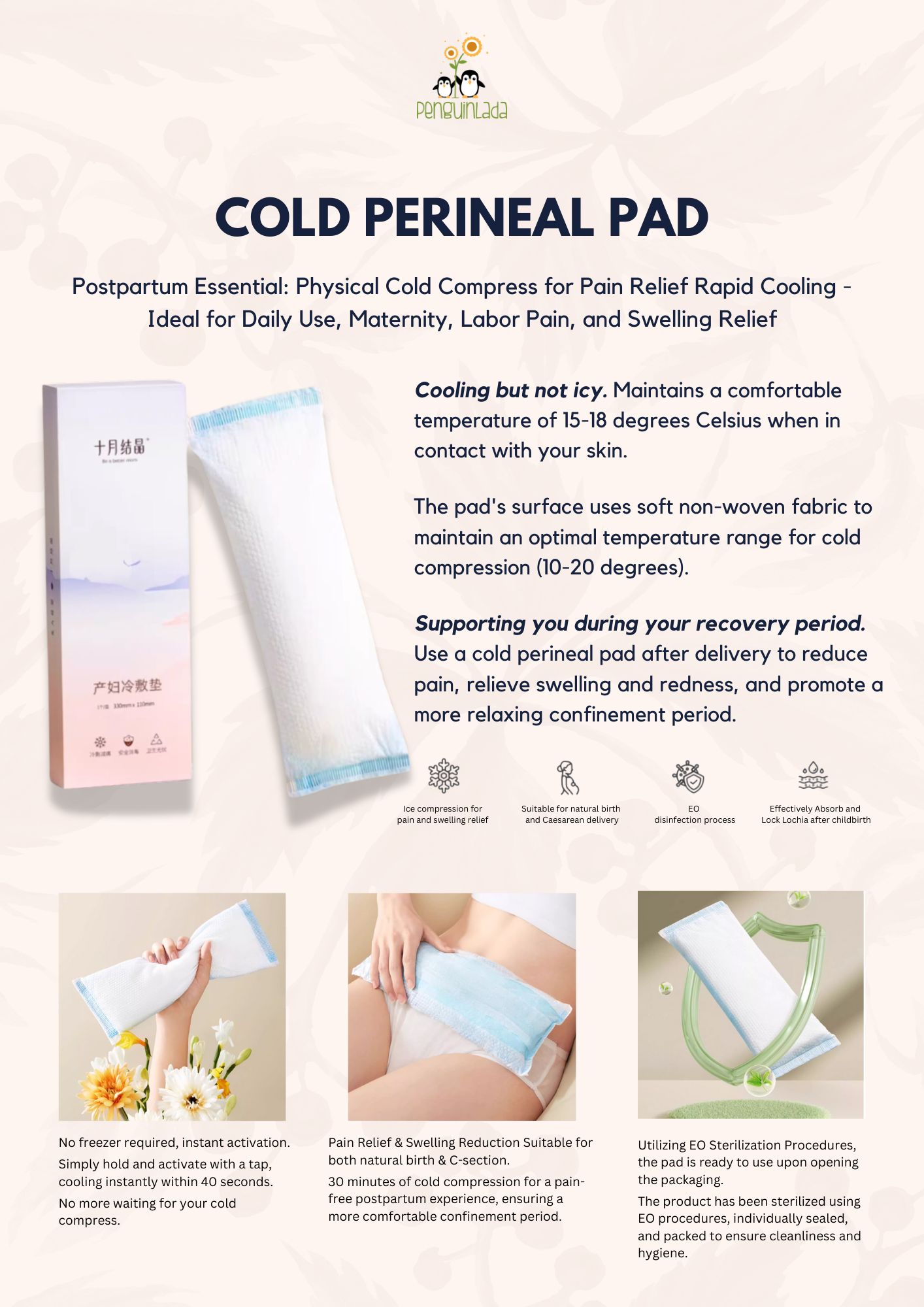 Maternity Cold Perineal Pad