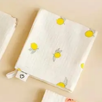 Baby Square Cloth - 100% cotton for feeding or showering - 25cm x25cm