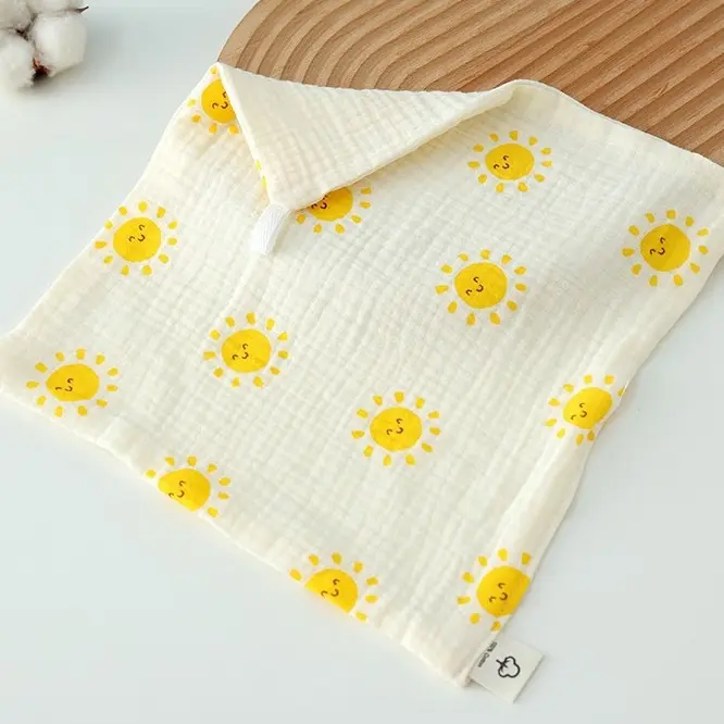 Baby Square Cloth - 100% cotton for feeding or showering - 25cm x25cm