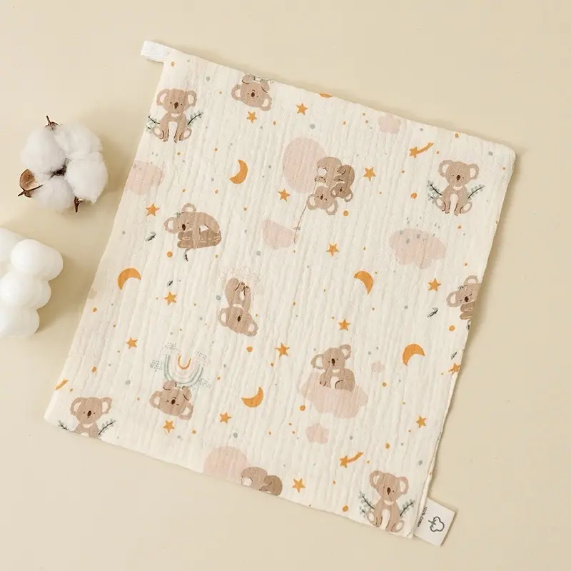 Baby Square Cloth - 100% cotton for feeding or showering - 25cm x25cm
