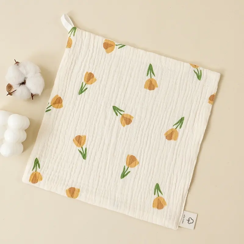 Baby Square Cloth - 100% cotton for feeding or showering - 25cm x25cm