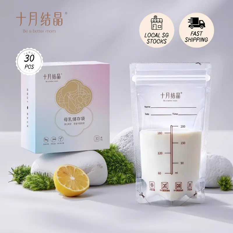 TEN-M JOURNEY Breast Milk Storage Bags - 200ml, 30pcs