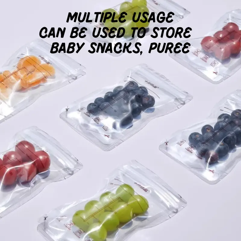 TEN-M JOURNEY Breast Milk Storage Bags - 200ml, 30pcs