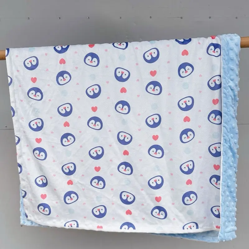 PenguinLada Minky Blanket for Kids