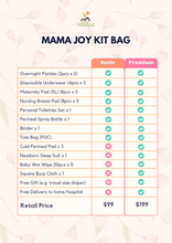 Load image into Gallery viewer, Mama’s Joy Kit — Your Hospital Bag, Handled!
