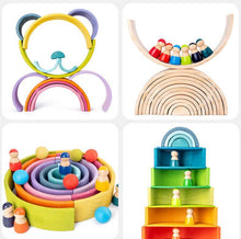 Load image into Gallery viewer, Magical Rainbow Stacker
